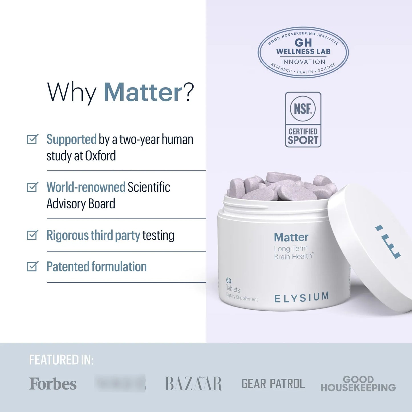 Matter Suplemento Cerebral 30 Porciones Omega 3 DHA Memoria Concentracion