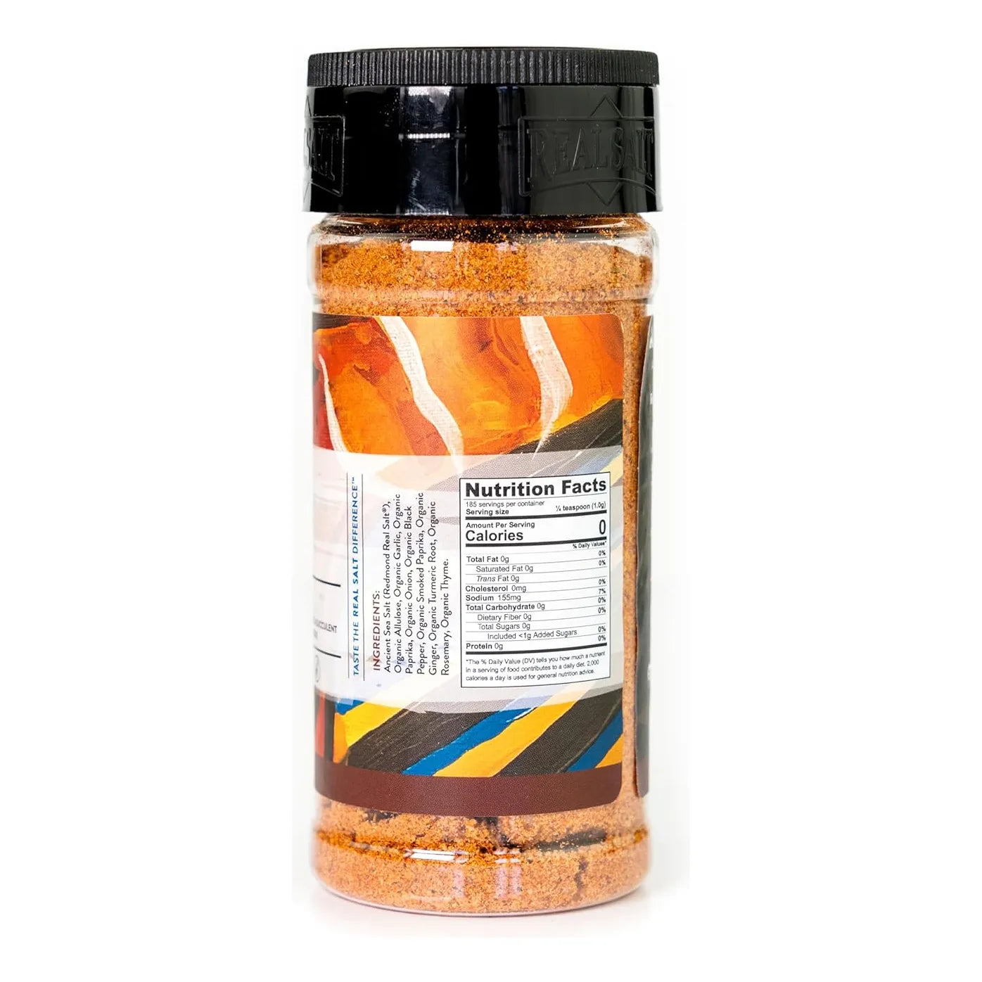 Sal Marina Redmond Real Coctelera Bbq 200g Sin Refinar Sin Gluten