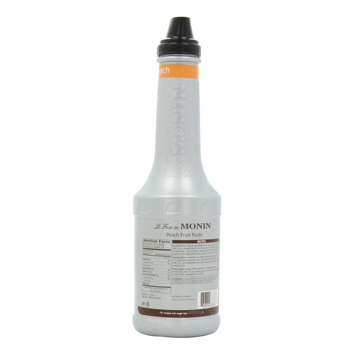 Pure Dulce De Melocoton Natural Ideal Para Cocteles Y Cocina