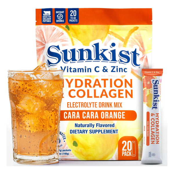 Bebida Energética Naranja Cara Cara Electrolitos Hidratación Colágeno Y Vitamina C