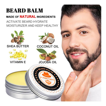 Kit De Aseo De Barba Completo Con Acondicionador Y Accesorios De Lujo XIKEZAN