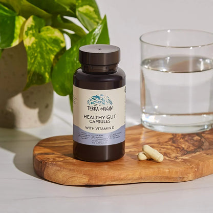Cápsulas Intestinales Con Vitamina D 5000 UI Apoyo Digestivo Y Bienestar 60 Cápsulas Terra Origin