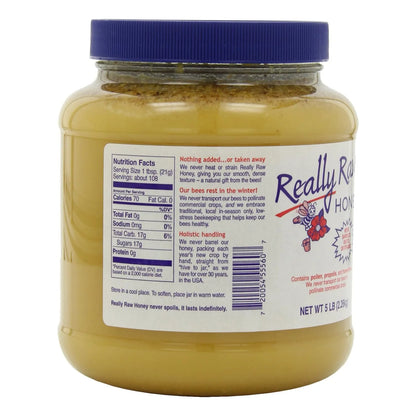 Miel Cruda Natural 5 Libras Sin Procesar Importada Estados Unidos