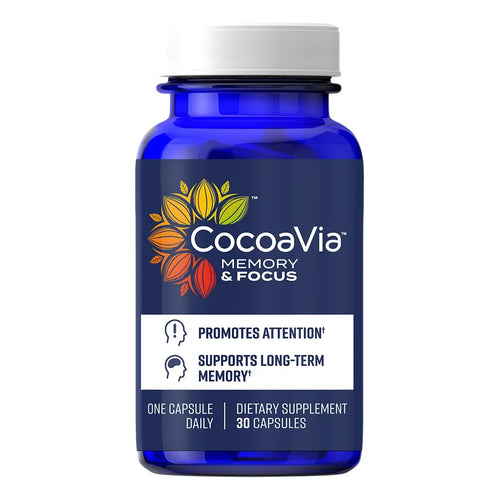 Cocoavia Memoria Y Concentración 30 Cápsulas Mezcla De Cacao Flavanol Luteína