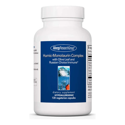 Complejo Humico Monolaurina Con Hoja De Olivo 120 Capsulas Apoyo Inmunologico