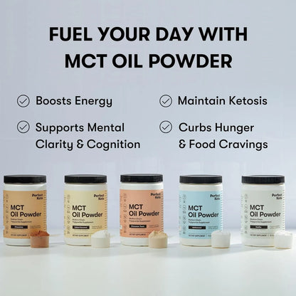 Polvo MCT De Coco Para Ketosis Suplemento Energético Cetogénico Sabor Vainilla