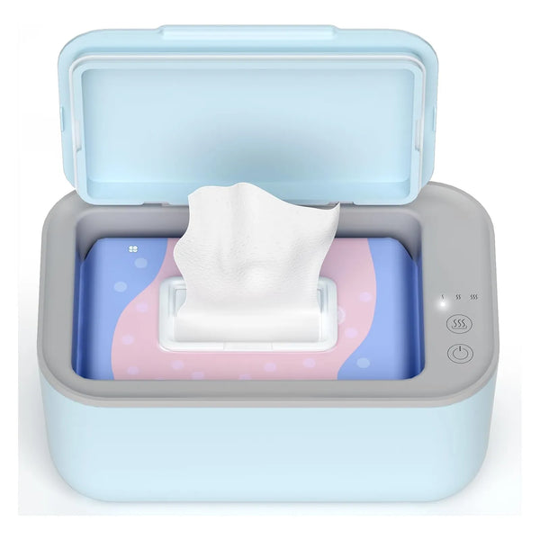 Calentador De Toallitas Para Bebés Con Control De Temperatura 3 Niveles Gran Capacidad