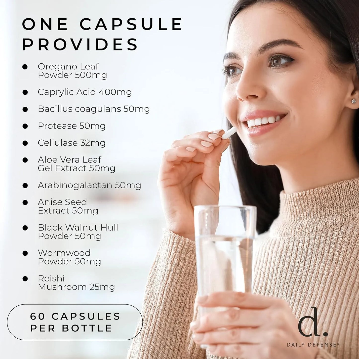 Candida Complex 60 Capsulas Apoyo Intestinal Flora Equilibrada Con Probióticos