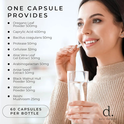 Candida Complex 60 Capsulas Apoyo Intestinal Flora Equilibrada Con Probióticos