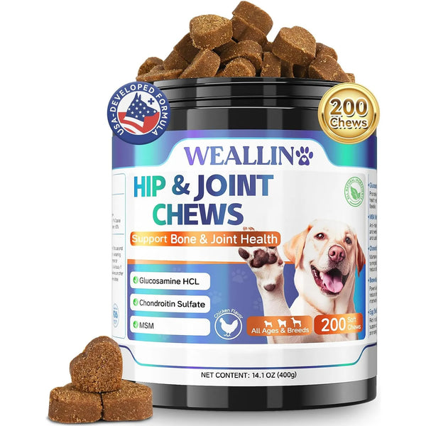 Golosinas Masticables Para Perros Con Glucosamina Condroitina Suplemento Articular Sabor Pollo