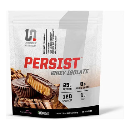 Persist Whey Isolate Proteína Aislada De Suero Brian Shaw 30 Porciones Sabor Mantequilla