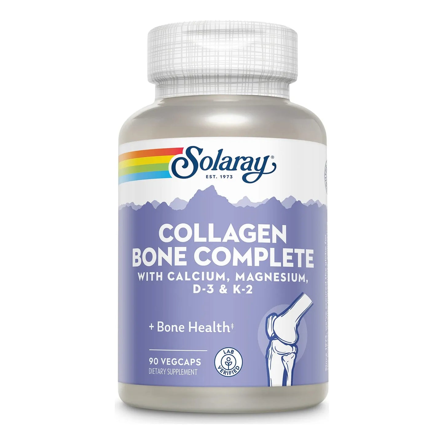 Colageno Completo Avanzado Con Calcio Vegetal Y Magnesio 90 Capsulas Huesos Y Articulaciones
