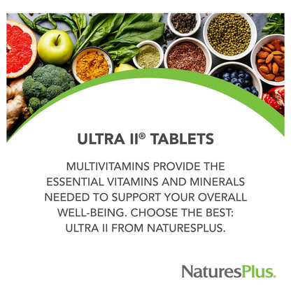 Multivitaminico Ultra II Liberacion Sostenida 90 Tabletas Energia Y Bienestar