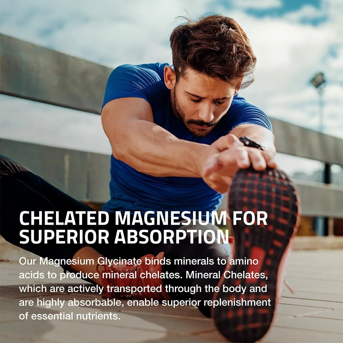 Glicinato De Magnesio 400 Mg Extra Fuerte Quelado 120 Tabletas Bronson Absorcion Superior