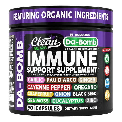 Suplemento Inmunologico Natural Con Pau D Arco Ajo Y Vitaminas Vegano