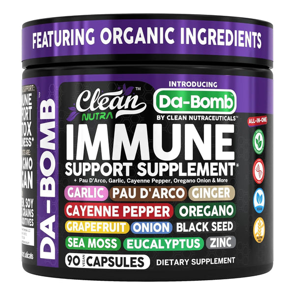 Suplemento Inmunologico Natural Con Pau D Arco Ajo Y Vitaminas Vegano