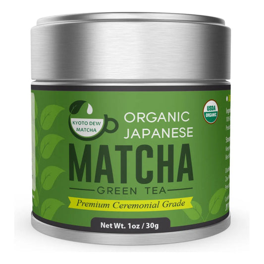 Té Verde En Polvo Kyoto Matcha Orgánico Premium Japonés 30 G Energía Natural Y Antioxidantes