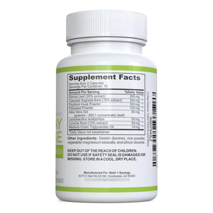 15 Day Cleanse Advanced Herbal Complex Limpieza Colon Desintoxicacion Energetica