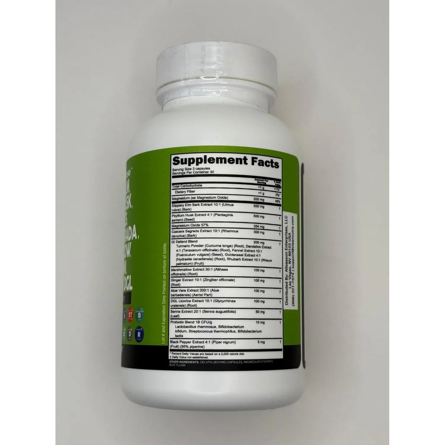 Digestivo Prebiótico Con Cáscara Sagrada Salud Intestinal Probióticos Magnesio