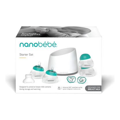 Biberones Anticólicos Nanobebe Para Leche Materna Con Chupetes Y Adaptador De Extractor