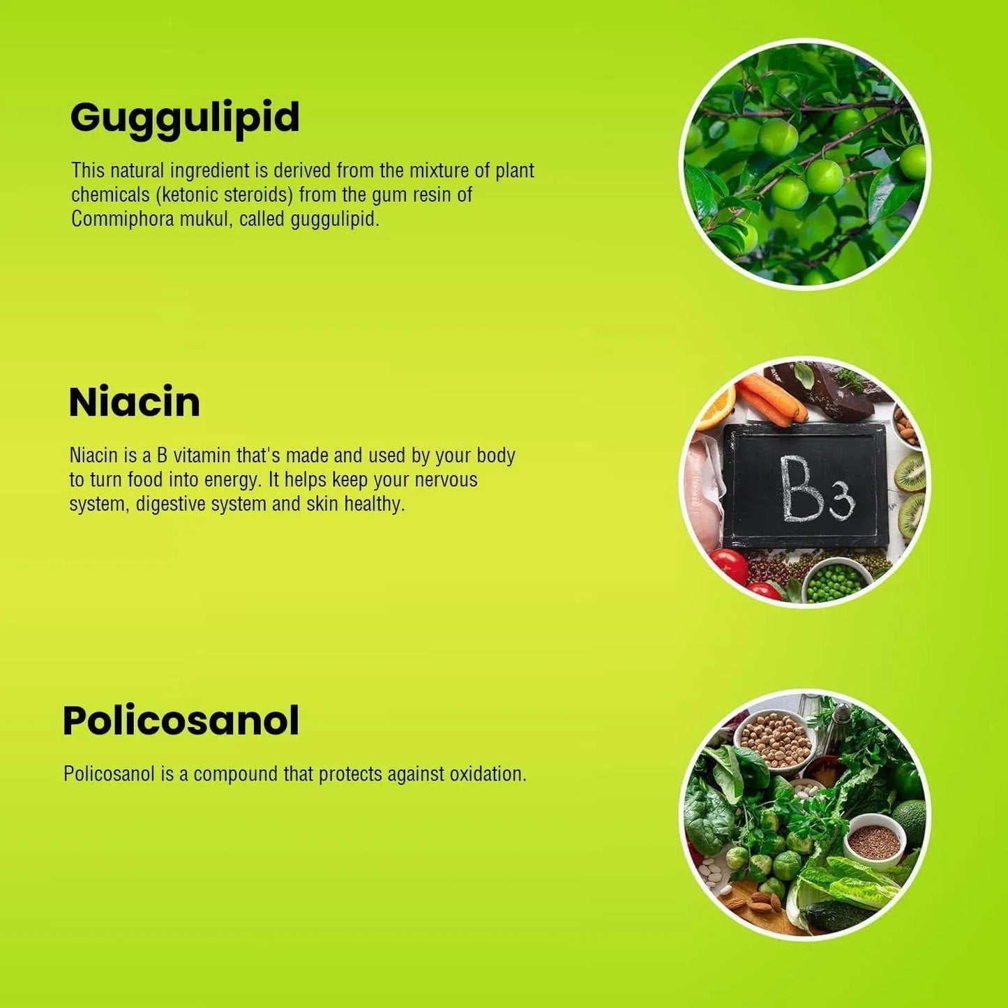 HeartSavior Suplemento De Colesterol 6 Ingredientes Potentes 120 Caps CoQ10