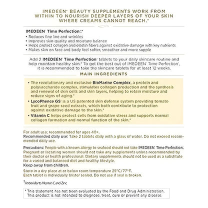 Imedeen Time Perfection (60 Recuentos) Suplemento De Belleza - Imagen 9