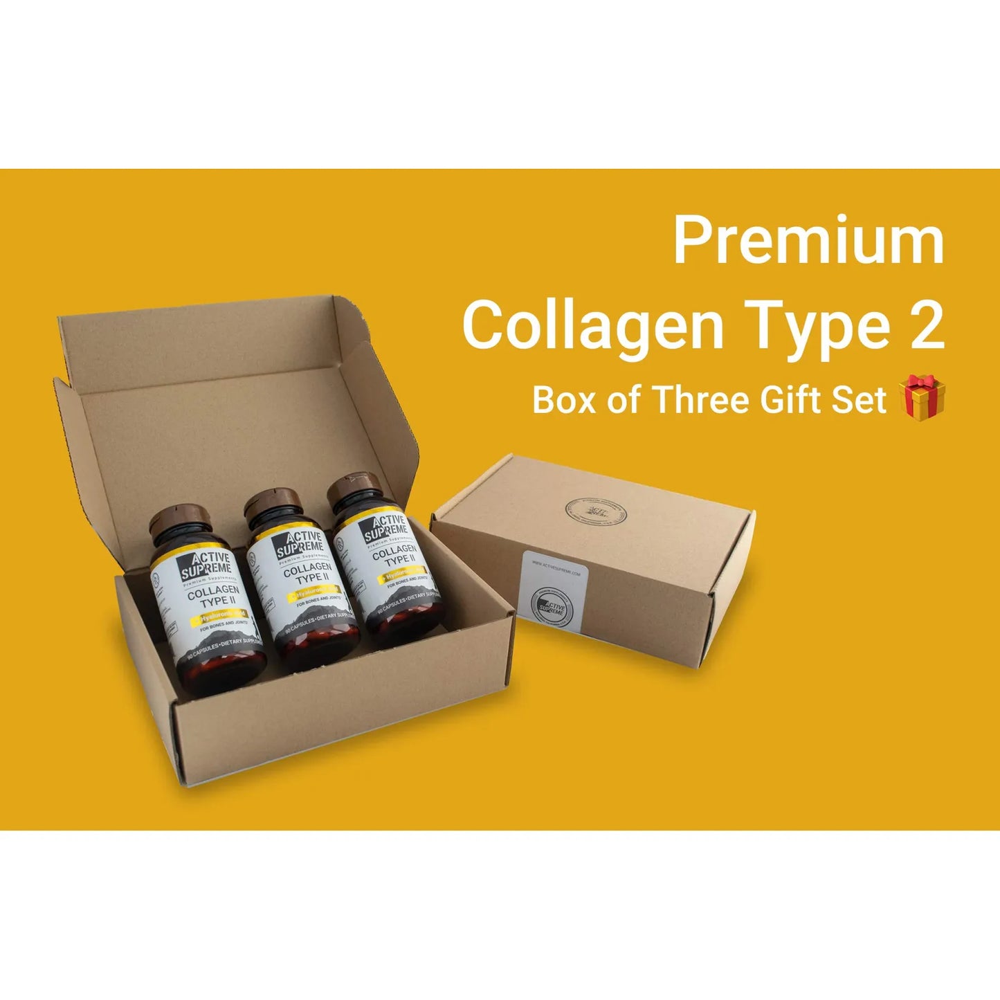 Paquete De 3 Cápsulas De Colágeno Tipo 2 Para Articulaciones Fuertes Y Saludables