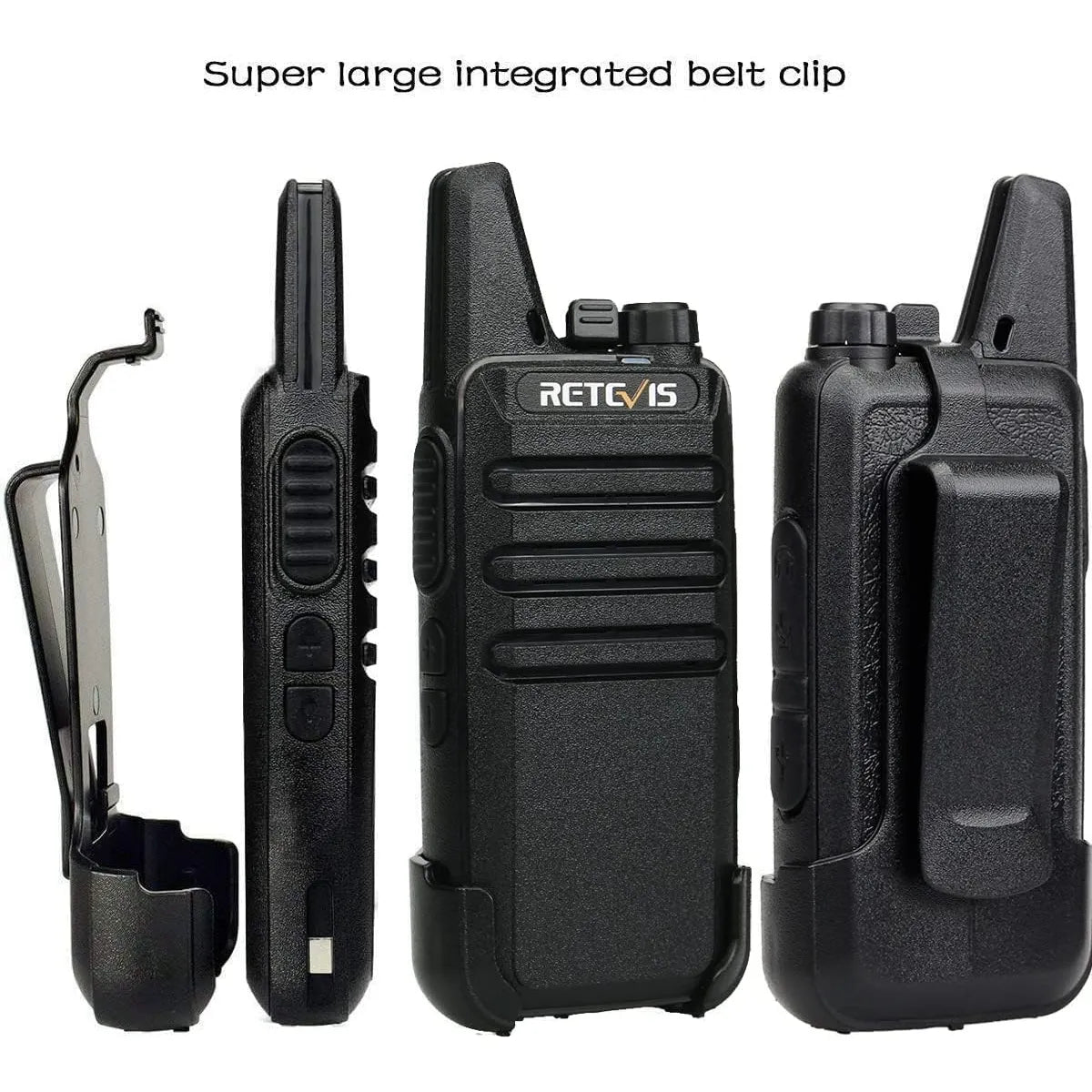 Walkie Talkies Retevis RT22 Largo Alcance Recargables USB C VOX Manos Libres