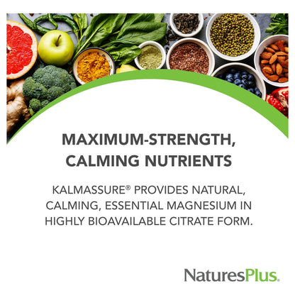 KalmAssure Magnesio 420 Mg 90 Cápsulas Veganas Paquete Doble Soporte Relajación