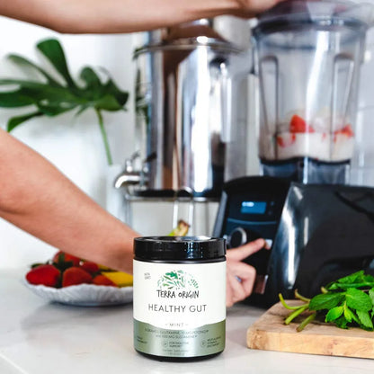 Polvo De Menta Para Intestino Con L Glutamina 30 Porciones Salud Digestiva