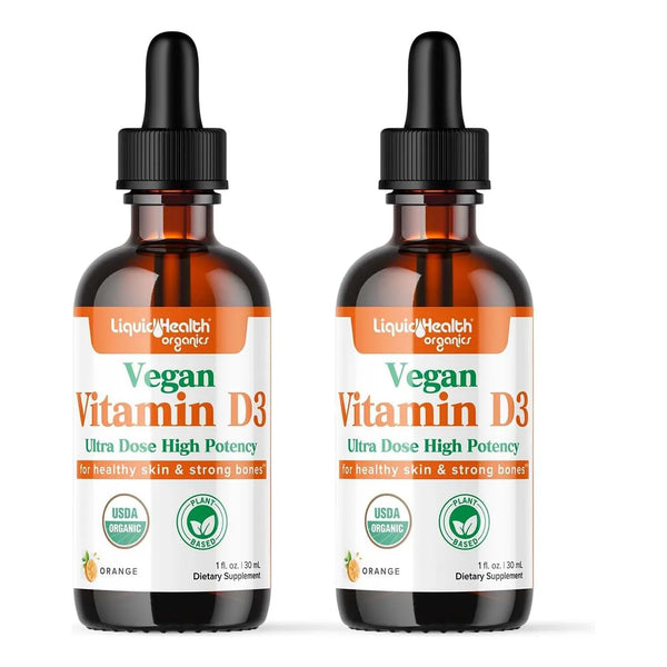 Vitamina D3 Liquida Organica 5000 Ui Gotas Apoyo Inmunologico Y Oseo Vegano