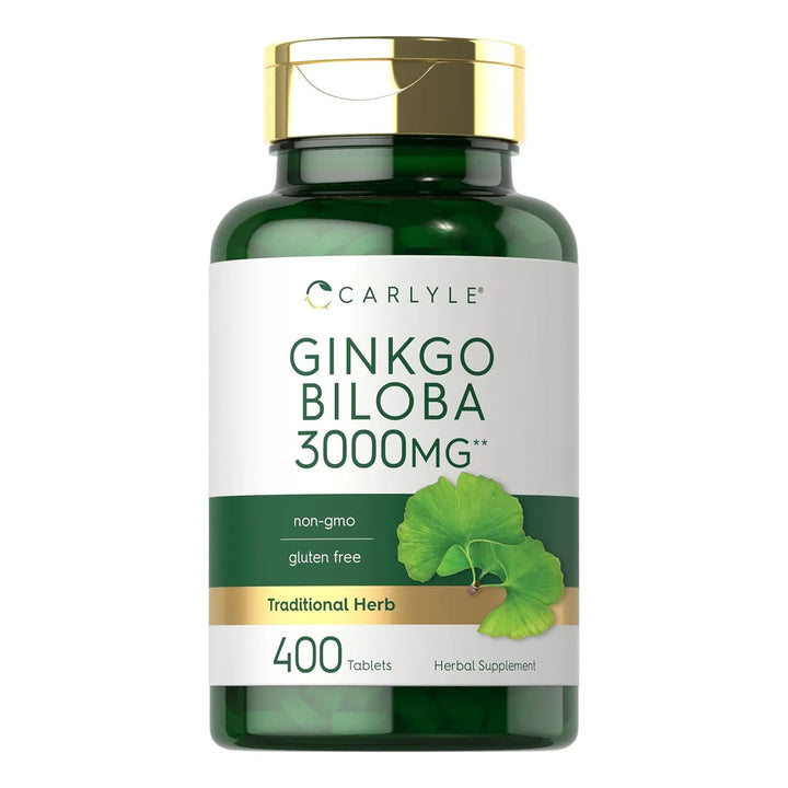 Ginkgo Biloba Carlyle 3000mg 400 Tablet Veganas Sin Gluten - Imagen 1