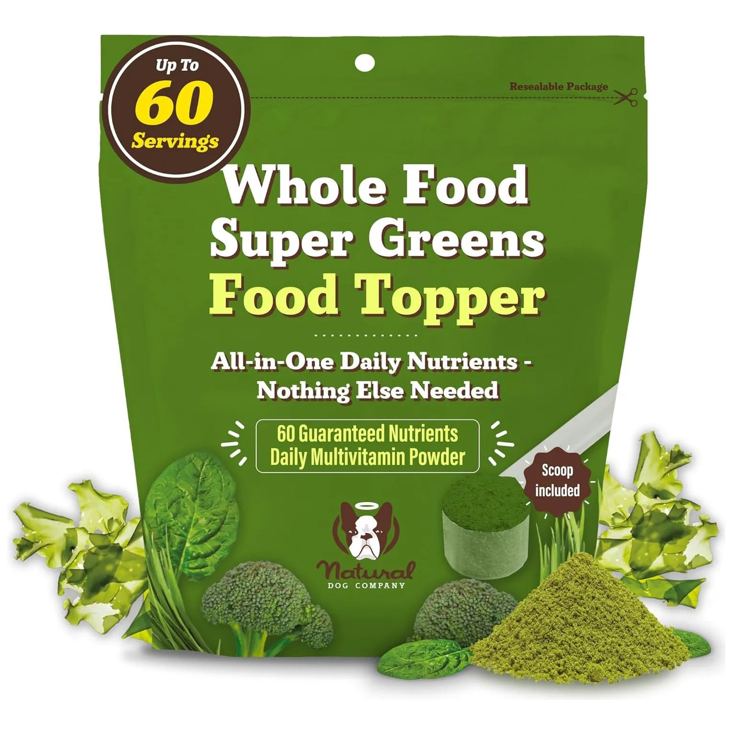 Mezcla Natural De Verduras Para Perros Fortalecedora De Inmunidad Y Digestión 8 Oz