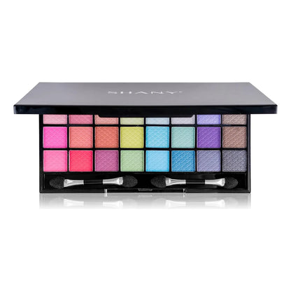 Kit Maquillaje Shany 45 Tonos Espejo Aplicadores Libre Crueldad