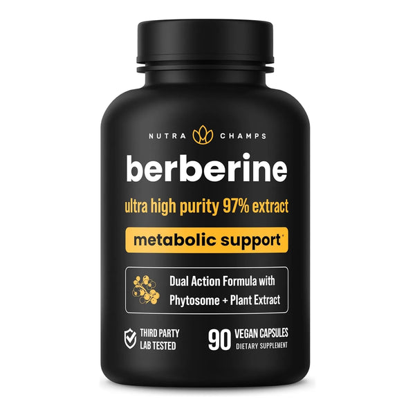 Berberina 1500 Mg Cápsulas Alta Pureza 97 Absorción Mejorada