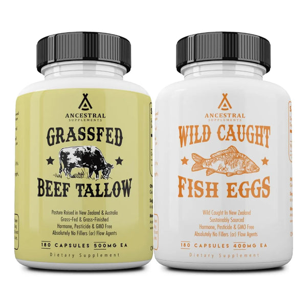 Capsulas Carne Alimentada Pasto 3000 Mg Aceite Pescado Omega 3 2400 Mg Suplemento Nutritivo