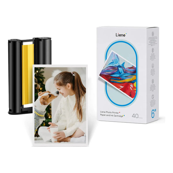 Impresora Fotográfica 10x15 Cm Con 40 Hojas Papel Y Cartucho SOMOS IMPORTACIONES GOLD