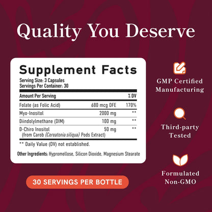 Suplemento Apoyo Ovárico Equilibrio Hormonal Ovulación Saludable