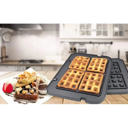 Placas De Gofres Para Cuisinart Griddler Series Revestimiento Antiadherente