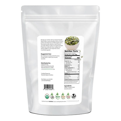 Proteína Orgánica En Polvo De Semillas De Calabaza Vegana Sin Gluten