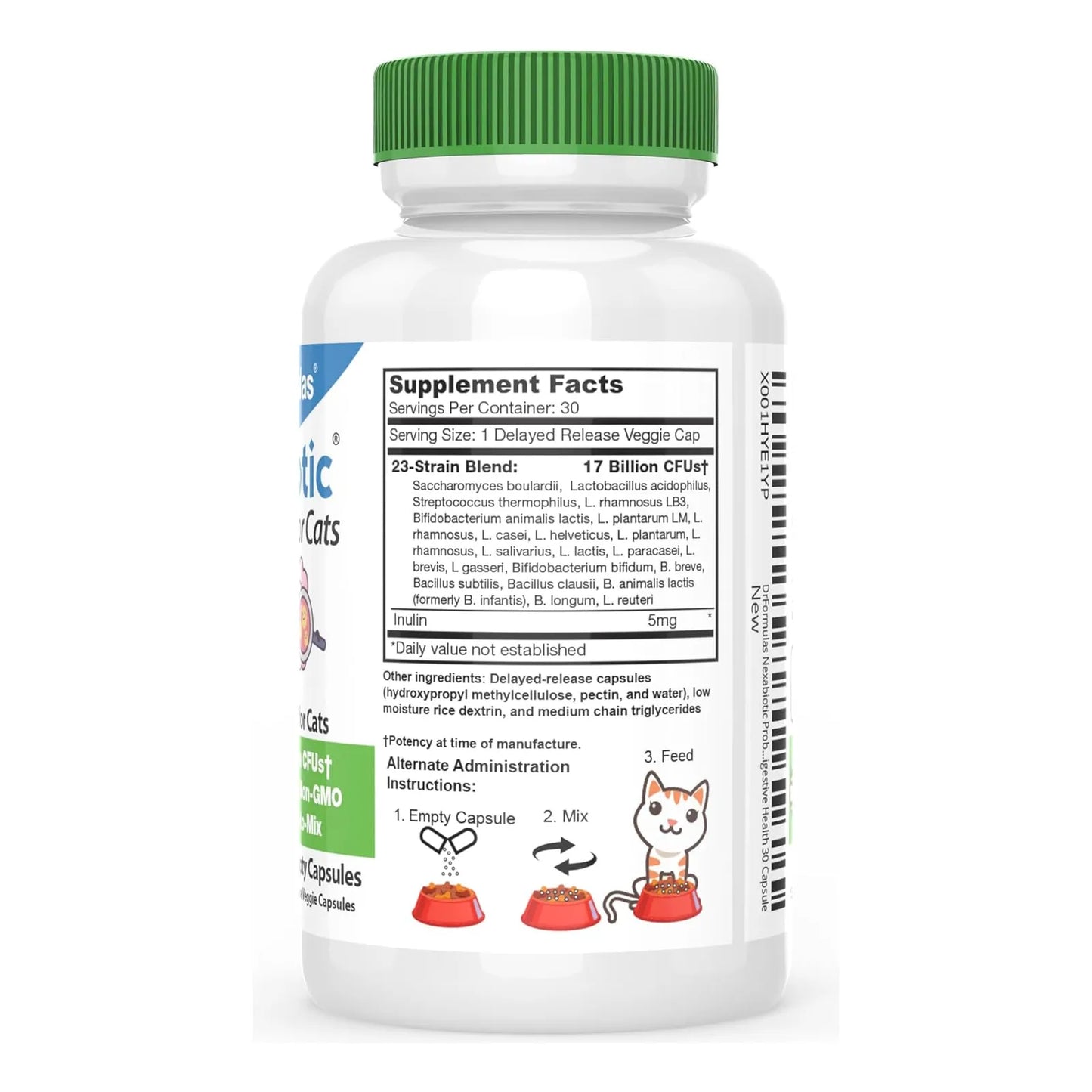 Probióticos En Polvo Para Gatos DrFormulas Trata Diarrea Con 23 Cepas