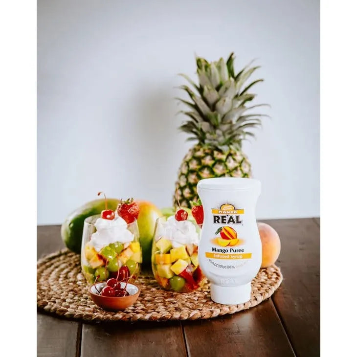 Jarabe Saborizante Frutas Tropicales 2 Botellas 16.9 Oz Coco Mango Maracuya