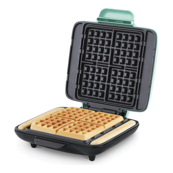 Dash DNMWM400 Máquina Para Hacer Gofres Sin Desorden 1200W Ideal Para Desayunos Rápidos