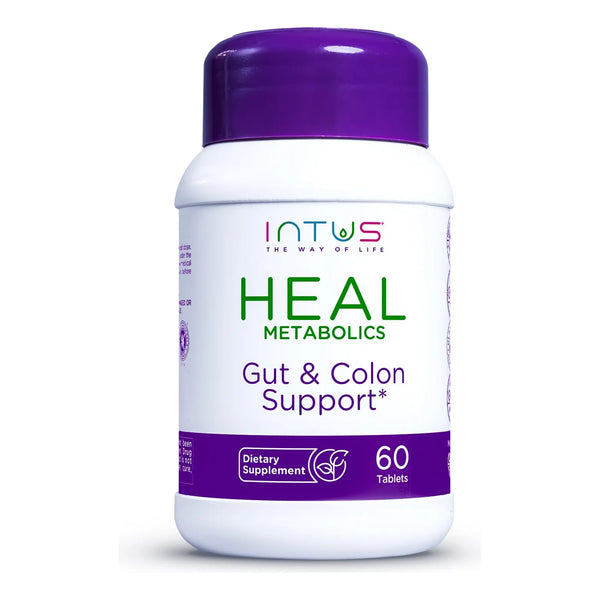 Intus Heal Suplemento Limpieza Colon Salud Intestinal 60 Tabletas Ayurvedico
