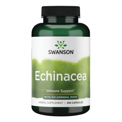 Echinacea Con Raiz De Sello De Oro 250 Capsulas Refuerzo Inmunologico