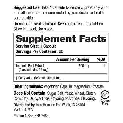 Cápsulas De Curcumina Supermicronizada Antiinflamatorio Articulaciones Piel