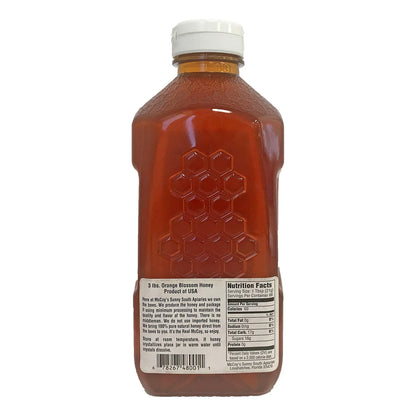 Miel Cruda De Flor De Naranja McCoys Honey 3lb Natural Sin Filtrar