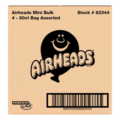 Mini Barras De Caramelo Airheads Sabores Frutales Variados Bolsa De 80 Unidades