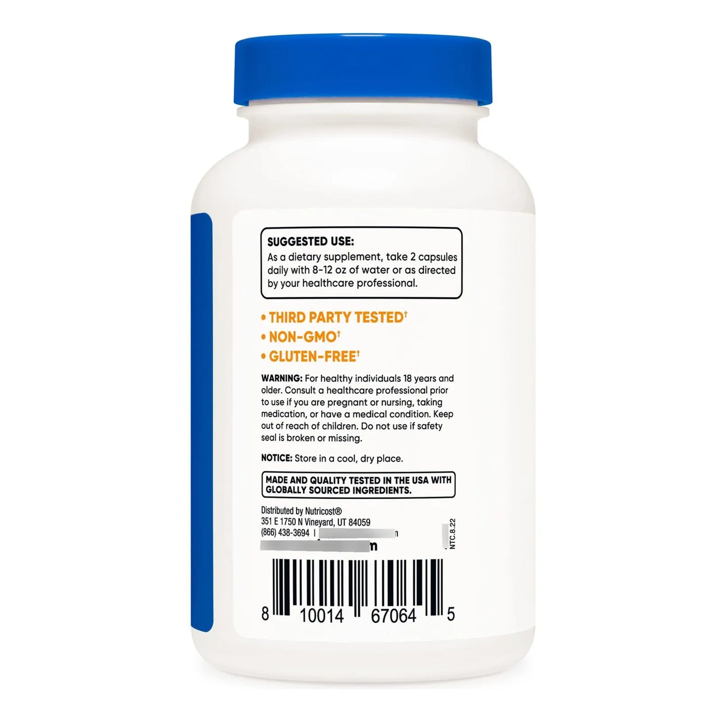 Garra De Gato 1000 Mg 120 Cápsulas Vegetales Sin OMG Ni Gluten