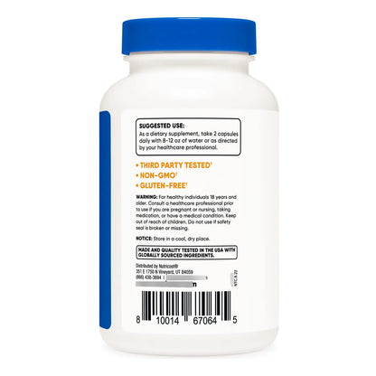 Garra De Gato 1000 Mg 120 Cápsulas Vegetales Sin OMG Ni Gluten